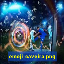 emoji caveira png